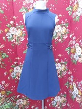 Navy Blue Retro 60's 1960's