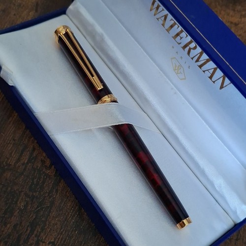 Waterman paris red marbled - red,