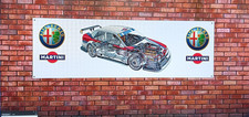 Alfa Romeo 155 V6 TI DTM 1996 WORK SHOP BANNER SENT TRACKED
