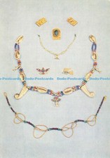 D192664 Egyptian Jewellery Gold Spacers with Cats of Nubkheperre Inyotef c 1650