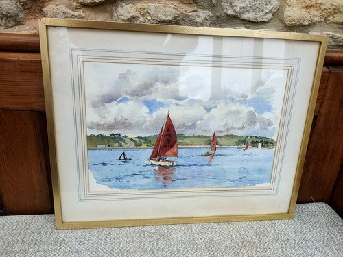 Signed 1974 watercolour - 1974,