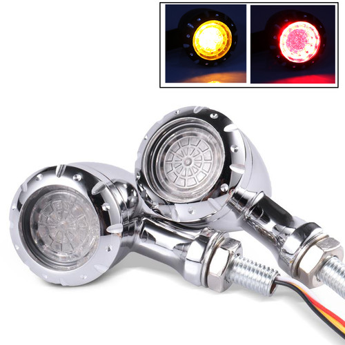 Led chrome indicator set - led,