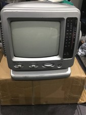 portable Vintage TV 6" black &