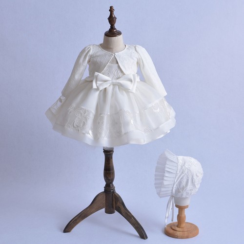Baby girls ivory lace - baby,