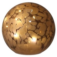 Shudehill Giftware Handblown Glass LED Ball Light Up Ornaments Different Colours