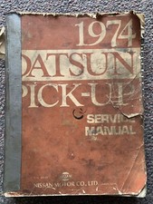Datsun Service Manual, 1974