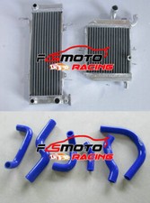 Aluminum Radiator + BLUE Hose