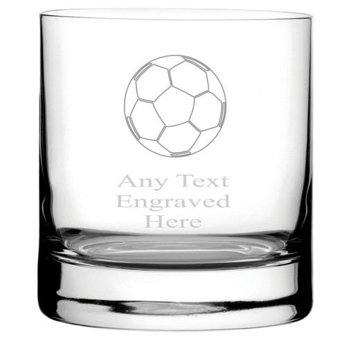 Engraved football whisky - whisky, /