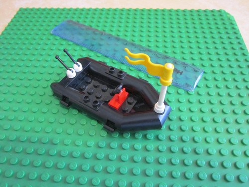 Lego dingy raft rowing - dingy,