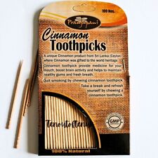 Cinnamon Toothpicks 100pcs100%Natural An Unique product from Sri Lanka/UK seller