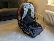 Ozone Oxygen 2 Large Paragliding Harness & Fitted Reserve Parachute  and Helmet