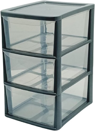 Plastic storage drawers unit - storage,