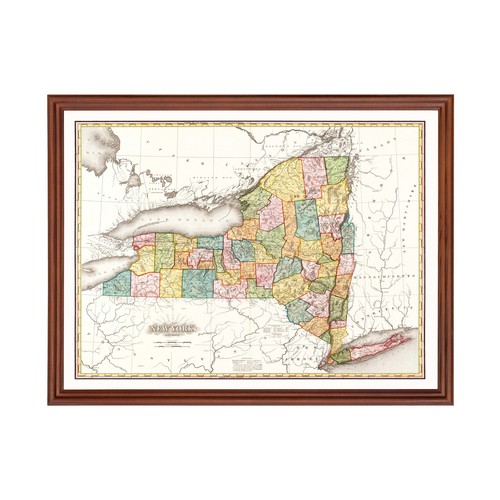 Old map new york - new, 1819