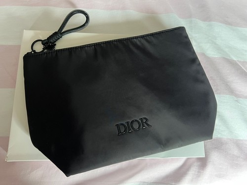 Dior black trousse pouch - black,
