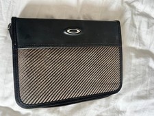 Oakley Vintage Rare Trifold Zipped Document Folder 27x20x5cm