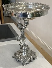 Victorian Silver Plate Tazza