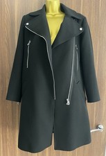Zara Smart Black Coat Size M