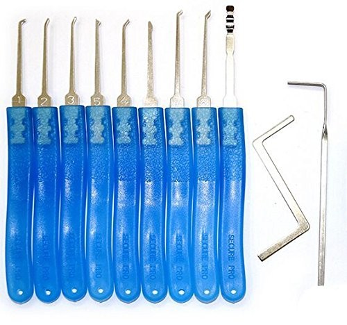 Lockpicking set blue with - lockpicking,