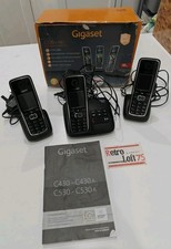 Gigaset C530 A Trio Home Phones. 3 Handsets. Boxed With Manual. Tested Working.