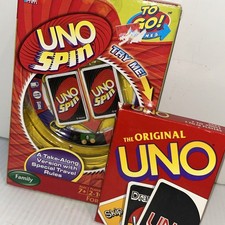 Lot UNO Spin To Go! Card Game