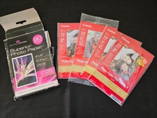 Job Lot 4 Canon Sample PP-201 Glossy II Photo Paper Plus 4" x 6" & 30 Sheets