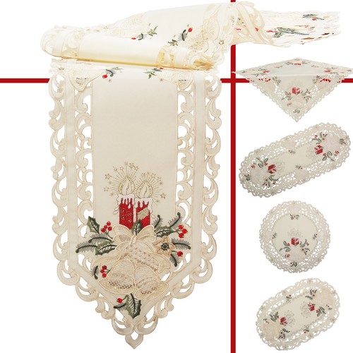 Christmas tablecloth table - christmas,
