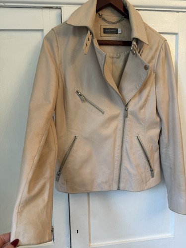 Mint velvet leather biker - mint,