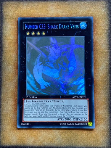 Yugioh number c32 shark drake - yugioh, c32: