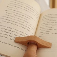 Wooden Thumb Bookmark Page