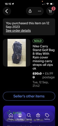 Nike carry stand - golf, bag