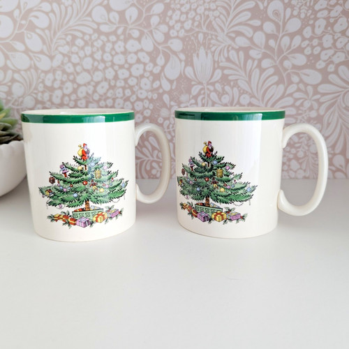 Spode christmas tree coffee - christmas,