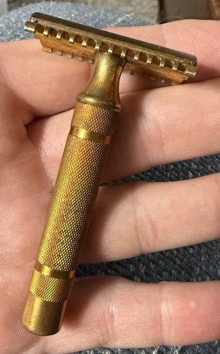 Gillette safety razor gold - razor,
