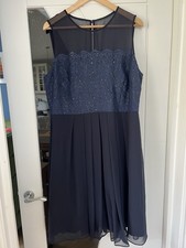 Hobbs Navy Evening Dress Size