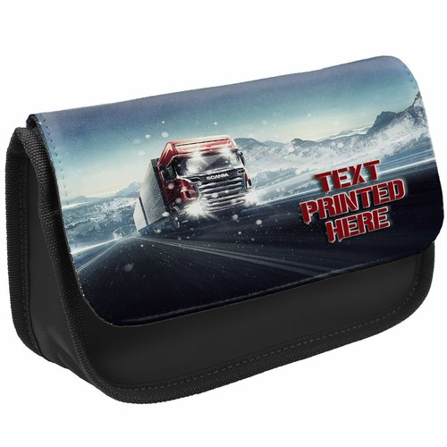 Personalised lorry pencil case - lorry,