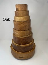 European Oak Hardwood Woodturning Bowl Blanks Round- Waxed- Woodturning  blanks