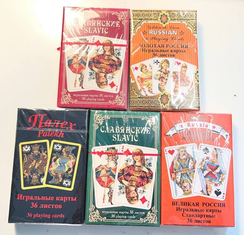 5x Russian / Slavic / Palekh -