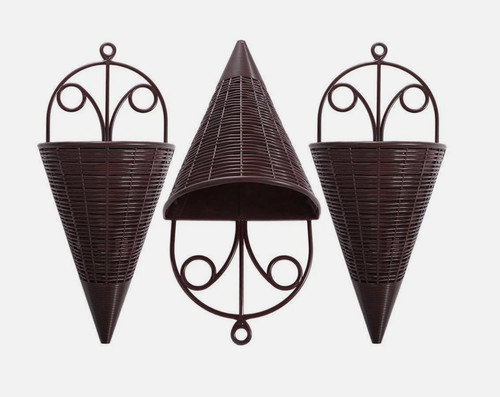 Plastic wall hanging - hanging, planter