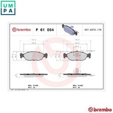 BRAKE PAD SET DISC BRAKE P 61