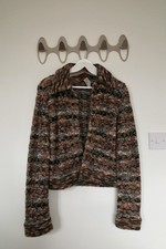 Vintage Missoni Wool Alpaca Mohair Knitted Cardigan
