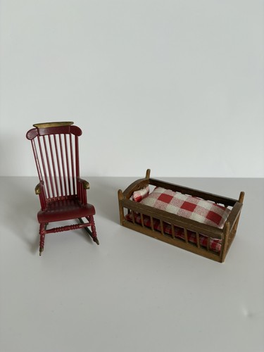 Dolls house vintage - dolls, &