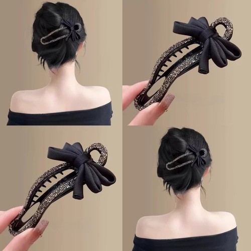 Pack black bow - black, banana