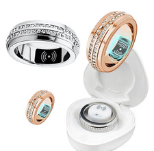 Smart Ring Luxury Fitness Tracker , Calories, Distance, HR, BO, Android/iOS