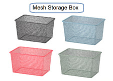 IKEA TROFAST Metal Mesh Storage Basket Kids Toy Organiser Box 42x30x23cm