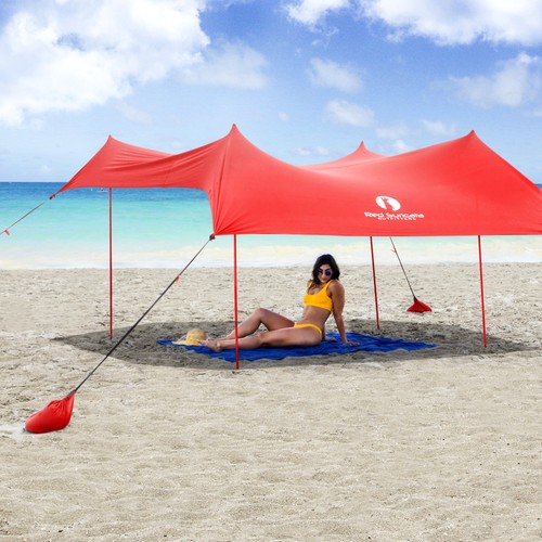 Family beach tent - beach,