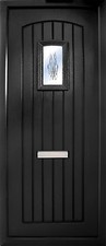 Black uPVC Full Door Panel