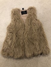 Zara Kids Faux Fur Gilet Size