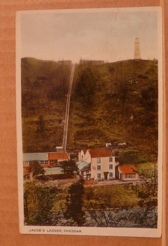 Postcard posted 1938 somerset - postcard,