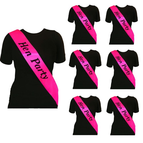 Hen party sashes - 6,