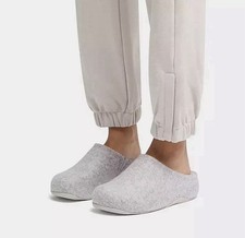 FitFlop SHUV Felt Clogs - Grey