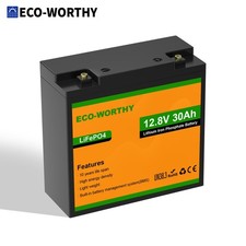 12V 30Ah LiFePO4 Deep Cycle